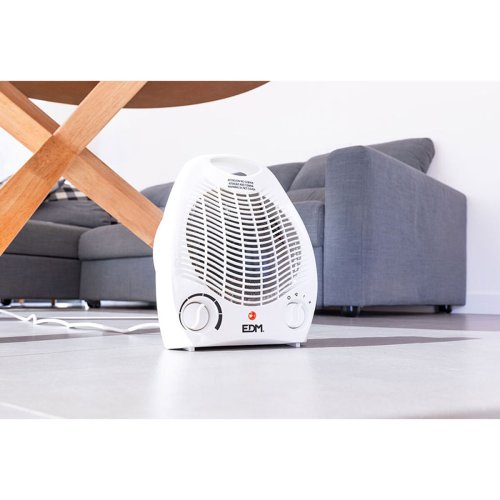 Vertikalt vrmeelement EDM 07204 Vit 1000-2000 W 1000 - 2000 W