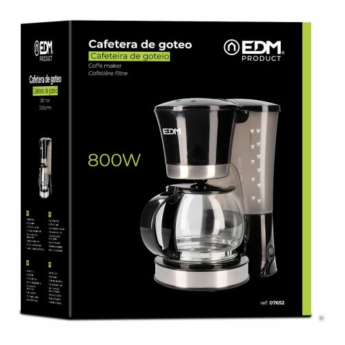 Kaffebryggare EDM 07652 Svart 800 W 12 Csszk