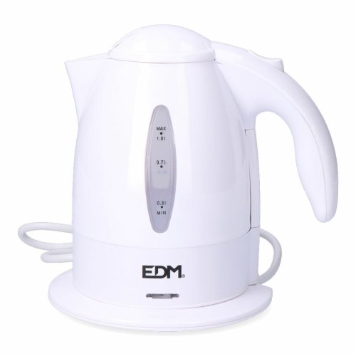 Vattenkokare EDM 07655 Vit polypropen 2200 W 1 L