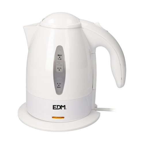 Vattenkokare EDM 07655 Vit polypropen 2200 W 1 L