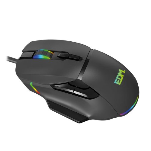 Spelmus med LED EDM 07753 for players Svart 7200 dpi