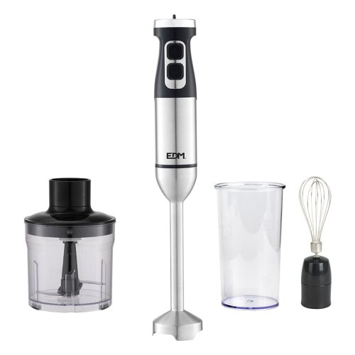 Multifunktionell handmixer med tillbehr EDM 07770 Svart Silvrig