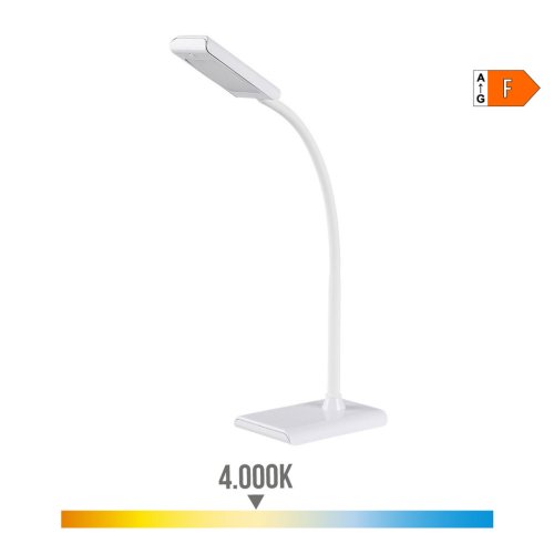 Skrivbordslampa EDM 30116 Vit polypropen 7 W 400 lm 9 x 13 x 33