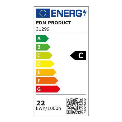 LED Tub EDM 31299 C 22 W T8 3540 Lm  2,6 x 150 cm 4000 K