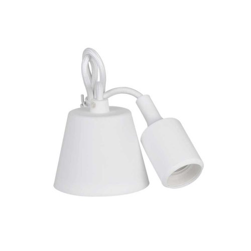 Lufttt skrm med LED EDM 32420 Vit 60 W E27