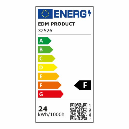 Inflld taklampa/vgglampa med LED EDM 32526 F 100 W 24 W (6500