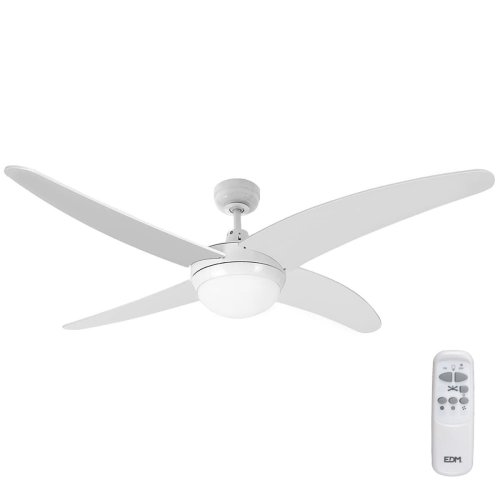 Takflkt med belysning EDM 33806 Caspio Vit 60 W