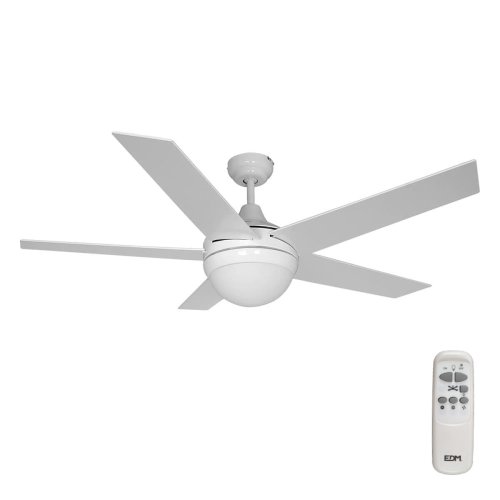 Takflkt med belysning EDM 33988 Adriatico Vit 60 W