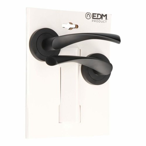 uppsttning handtag EDM 86033 707 Aluminium  6,5 x 12 cm