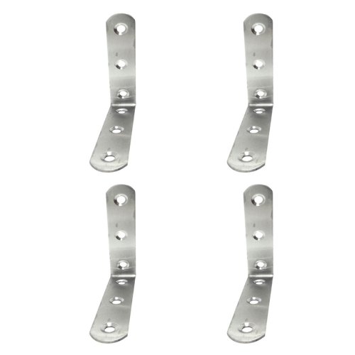 Stll fyrkantigt EDM 86093 an24 Rostfritt stl 8 x 8 x 1,9 cm 4
