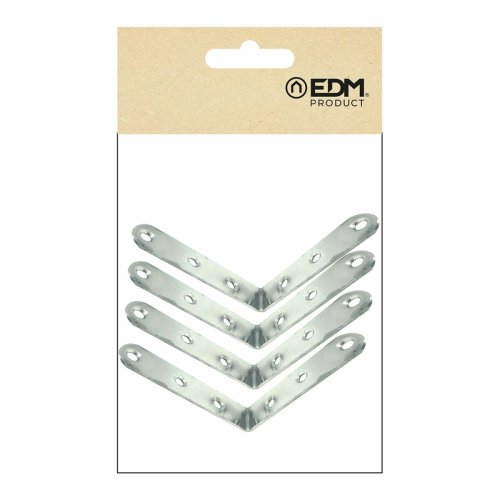 Stll fyrkantigt EDM 86094 an24 Rostfritt stl 10 x 10 x 1,9 cm