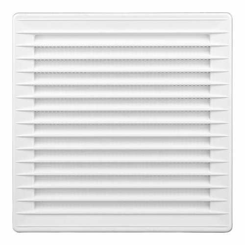 Ventilationsgaller EDM 87724 Vit 17 x 17 x 1,15 cm Myggnt