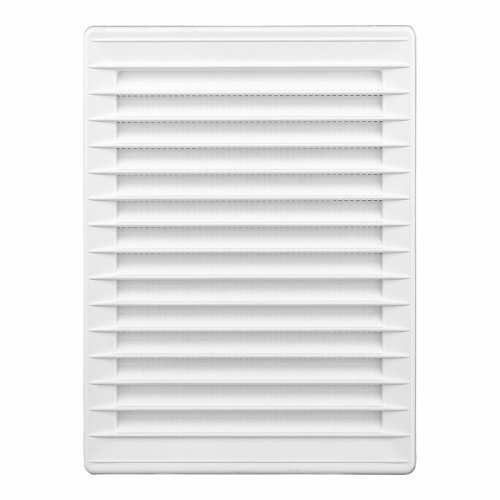 Ventilationsgaller EDM 87733 Vit 13,7 x 20,7 cm Myggnt