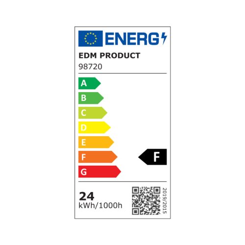 LED-lampa EDM 98720 F 24 W 200 W E27 2700 lm  7 x 13,6 cm (3200