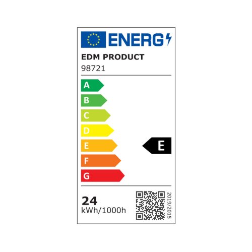 LED-lampa EDM 98721 E 24 W 200 W E27 2700 lm  7 x 13,6 cm (4000