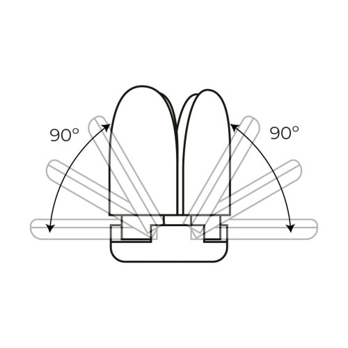 LED-lampa EDM 98907 Leaf 30 W 200 W E27 3000 lm 35 x 11,2 cm I f