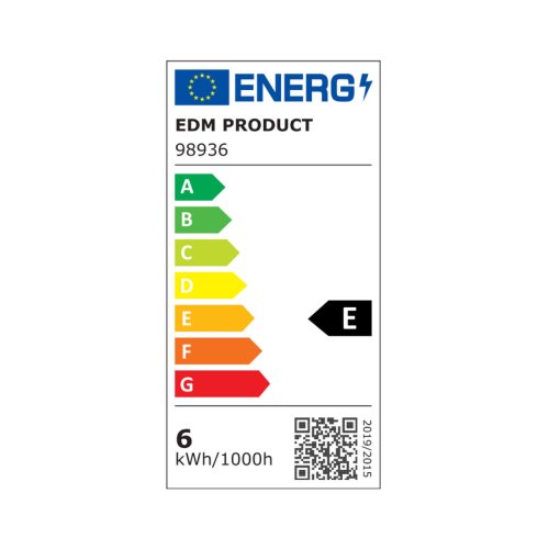 LED-lampa EDM 98936 E 5,5 W 6 W 60 W B15D 700 lm  1,7 x 5,7 cm