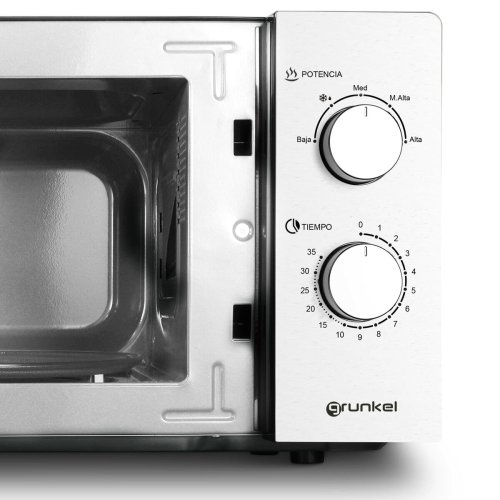 Mikrovgsugnen Grunkel Silvrig 700 W 20 L
