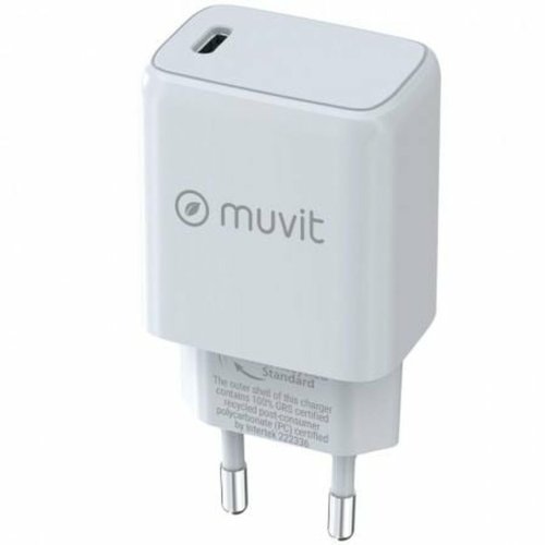 Vggladdare Muvit MCACC0014 30 W Vit