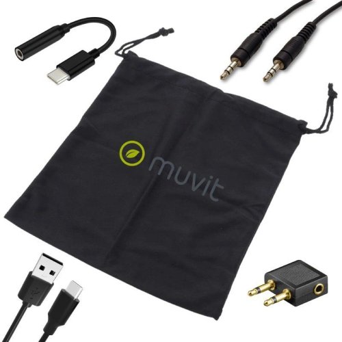 Bluetooth Hrlurar Muvit MCHPH0011 Svart