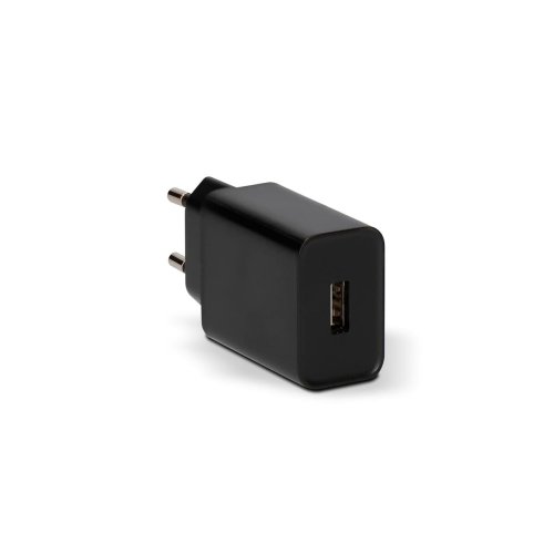 Vggladdare + USB A till USB C Kabel KSIX USB Svart