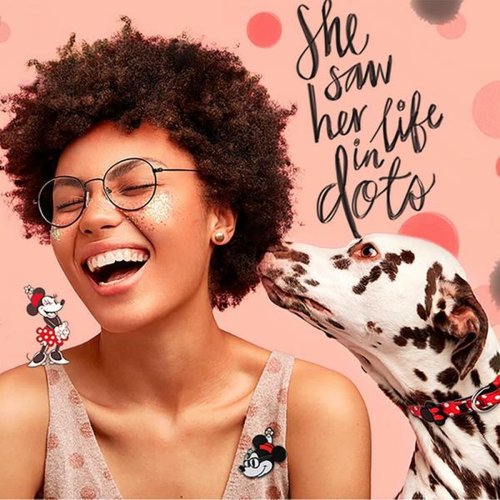 Hundhalsband Minnie Mouse XS/S Rd