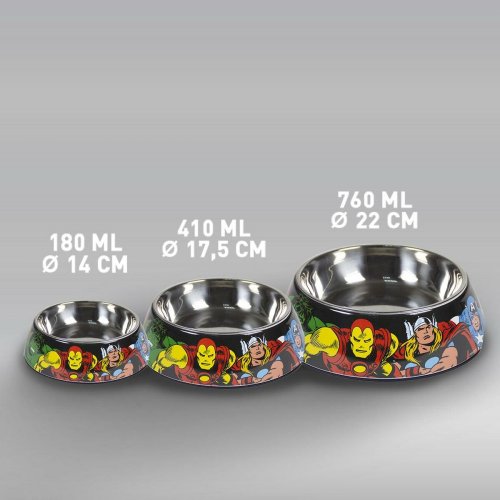 Hundmatare Marvel Melamin 180 ml Rd Metall