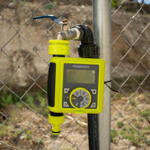Bevattningsprogrammerare Ferrestock Digital Gul