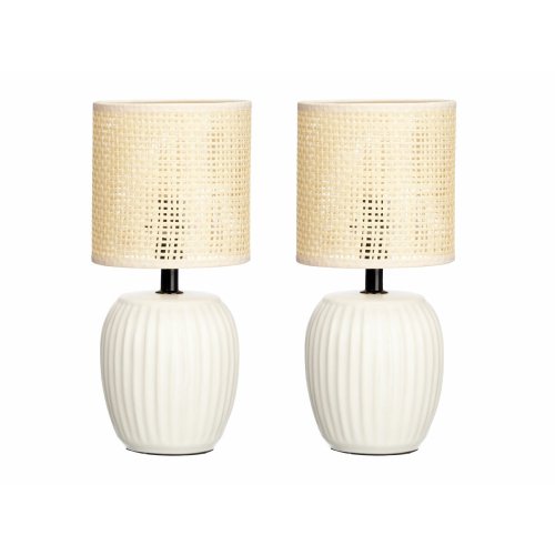 Bordslampa Vit 60 W 2 antal
