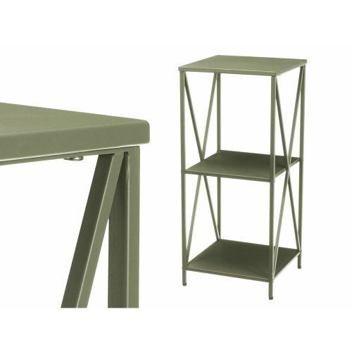 Bokhylla Gift Decor Grn Metall 33 x 33 x 75 cm