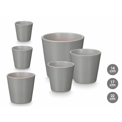 Krukset Ibergarden Gr Lera  14 cm  22 cm  17 cm 3 Delar