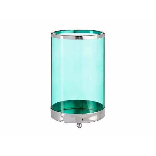 Ljusstakar Gift Decor SW120613B Bl Silvrig Silver Metall Glas 1