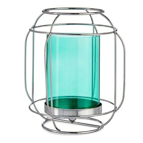 Ljusstakar Gift Decor SW120663B Bl Silvrig Silver Metall Glas 1