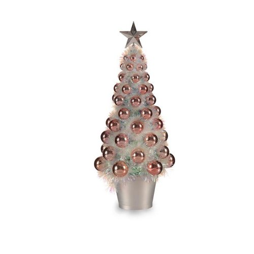 Julgran Krist+ 18CH307/IRIDESCENT Rosa polypropen Plast Regnbgs