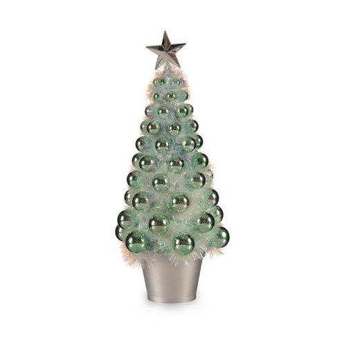 Julgran Krist+ 18CH307/IRIDESCENT Grn polypropen Plast Regnbgs