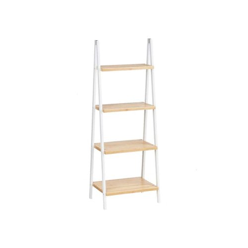 Badrumshyllor Berilo WR5504-4-426 Vit Naturell 40 x 109,3 x 30 c