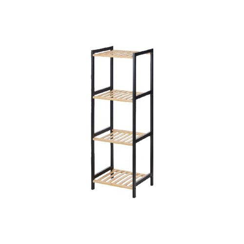 Badrumshyllor Berilo WR5503-4-459 Svart Naturell 35 x 30 x 100 c