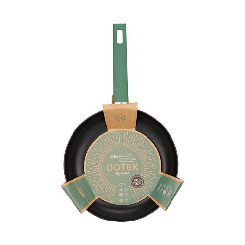 Non-stick-panna Kinvara Svart Grn Aluminium  26 cm