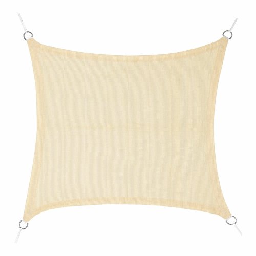 Skugga segel Faura Beige 3,6 x 3,6 m Fyrkantig