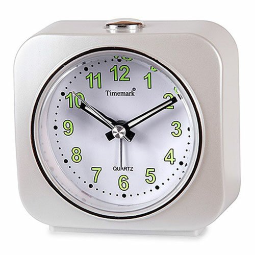 Vckarklocka Timemark Vit 9 x 9 x 4 cm