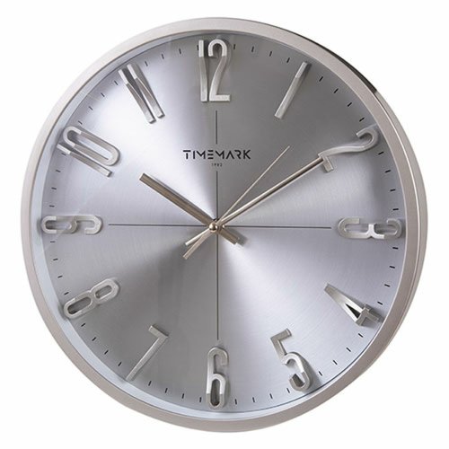 Vggklocka Timemark Silvrig  34 cm