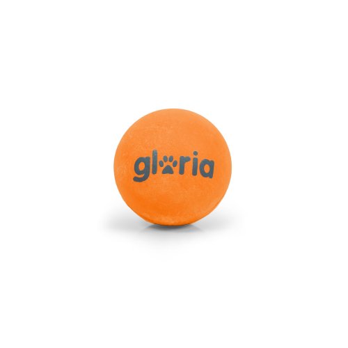 Boll till husdjur Gloria PLAY AND RUN Gul Skum TPR S 4,5 cm 2 an