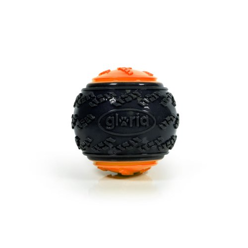 Boll till husdjur Gloria PLAY AND RUN Orange TPR L 8,89 cm