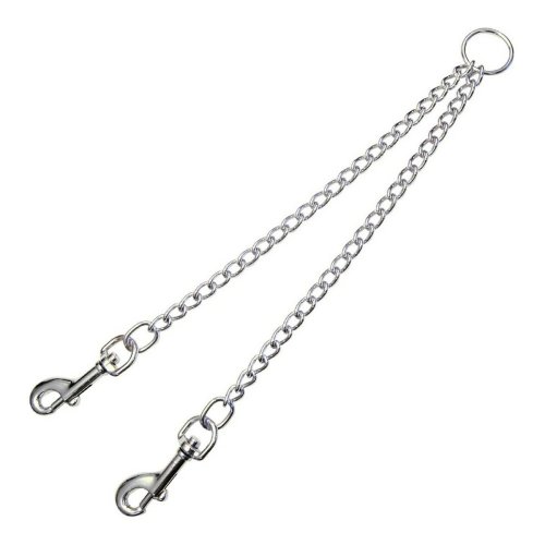 Koppling fr 2-hundsledning Gloria 3mm x 35 cm