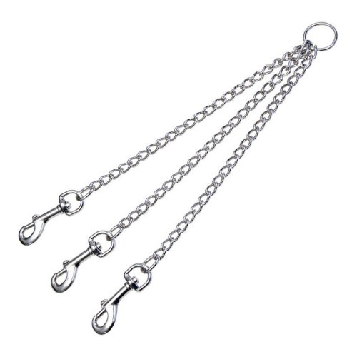 Koppling fr 3-hundsledning Gloria 2mm x 25 cm