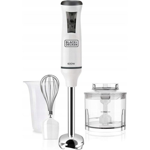 Glasmixer Black & Decker ES9160150B Svart Silvrig 600 W