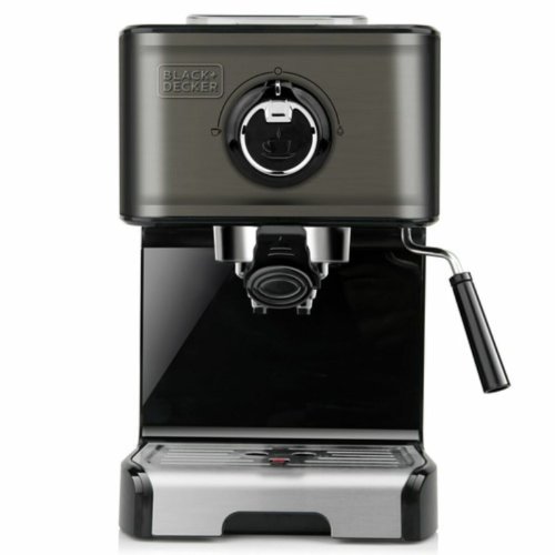 Manuell Espressobryggare Black & Decker ES9200010B Svart Silvrig