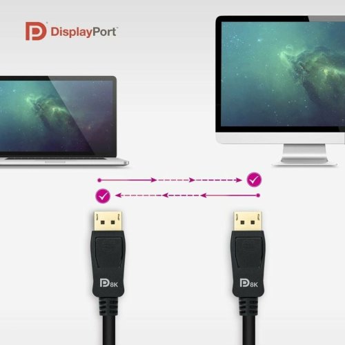 DisplayPort Kabel NANOCABLE 10.15.2501 Svart 1 m