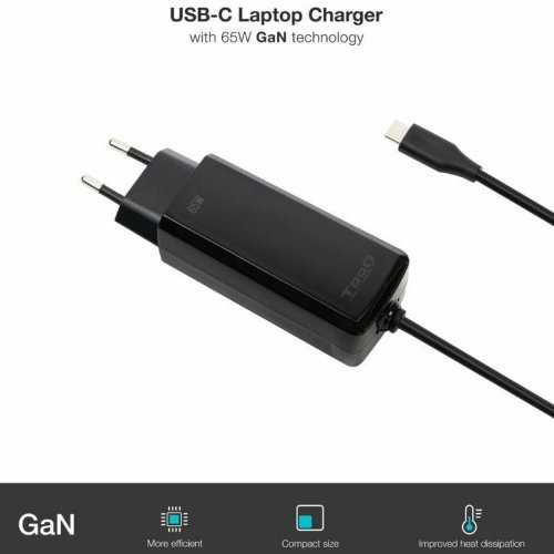 Laptopladdare TooQ TQLC-USBCGAN65PD-C 65 W