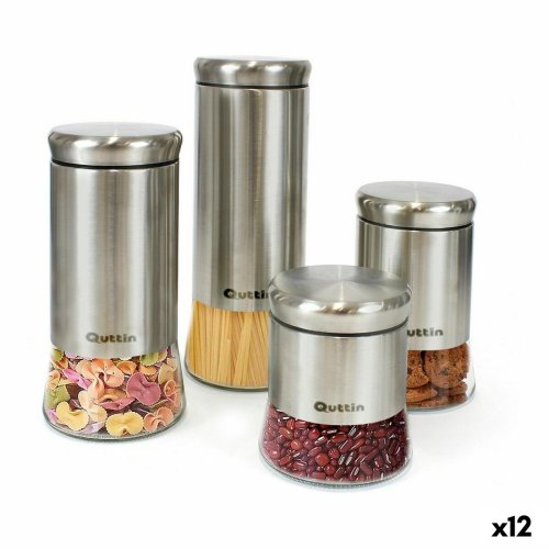 Burk Quttin Stl Glas 11,5 x 11,5 x 23,5 cm (12 antal) (1700 ml)